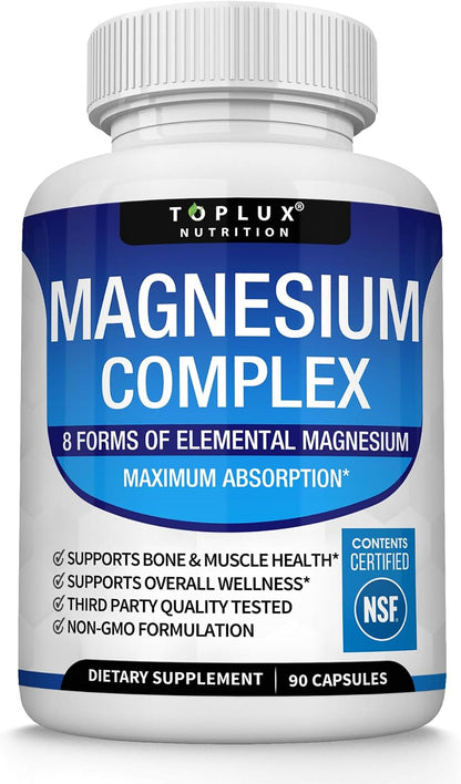Toplux Magnesium Complex Supplement 8 Elemental