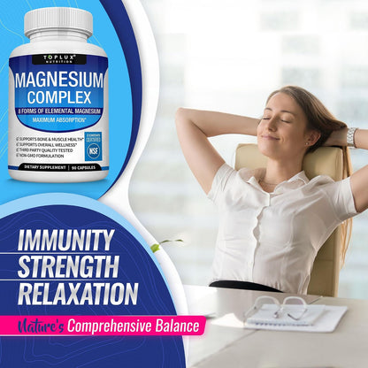 Toplux Magnesium Complex Supplement 8 Elemental