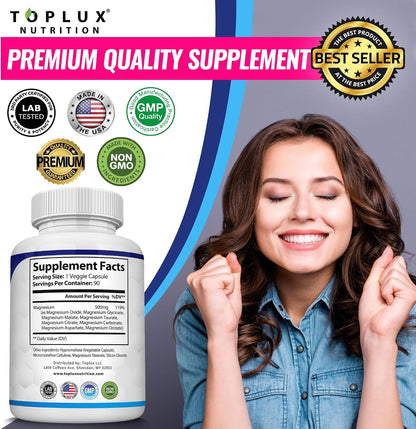 Toplux Magnesium Complex Supplement 8 Elemental